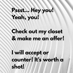 Make me an offer!
